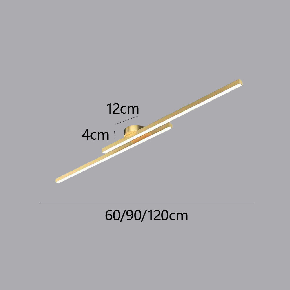 Vexon Modern Aluminium Semi Flush Mount LED Ceiling Light