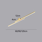 Vexon Modern Aluminium Semi Flush Mount LED Ceiling Light