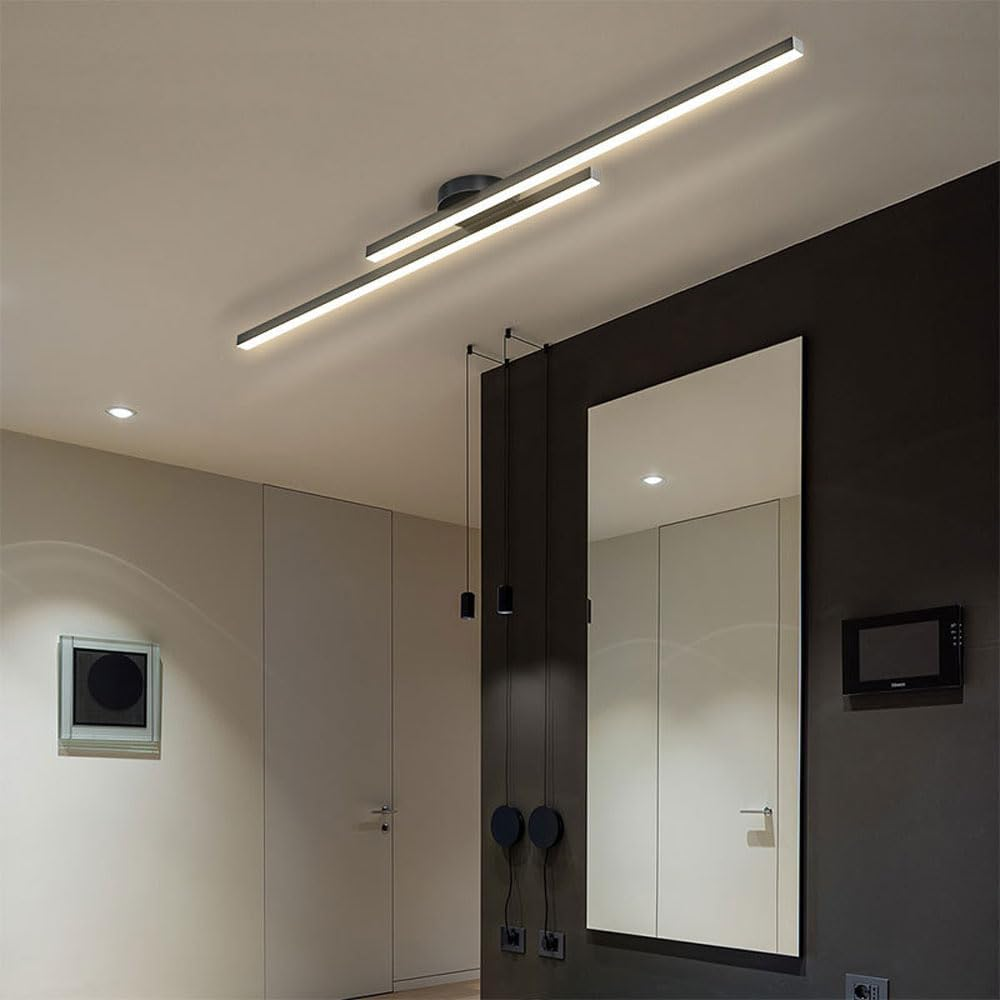 Vexon Modern Aluminium Semi Flush Mount LED Ceiling Light