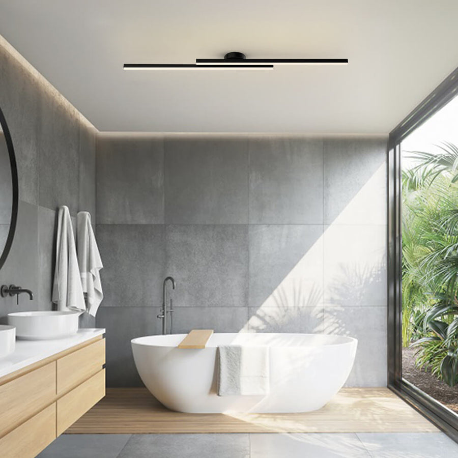 Vexon Modern Aluminium Semi Flush Mount LED Ceiling Light