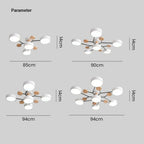 Vexon Modern LED Ceiling Light Chandelier for Living Room