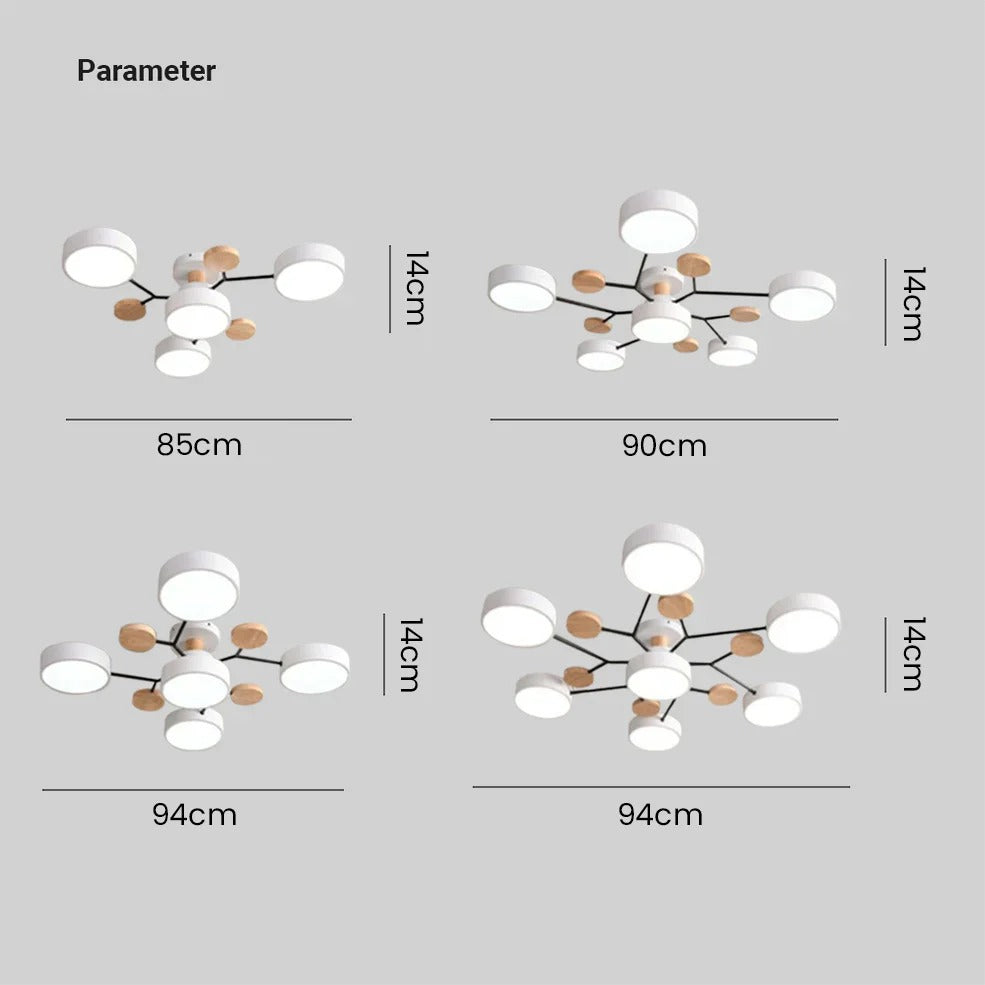 Vexon Modern LED Ceiling Light Chandelier for Living Room