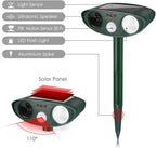 Vexon Solar-Powered Ultrasonic Deer Repeller for Gardens