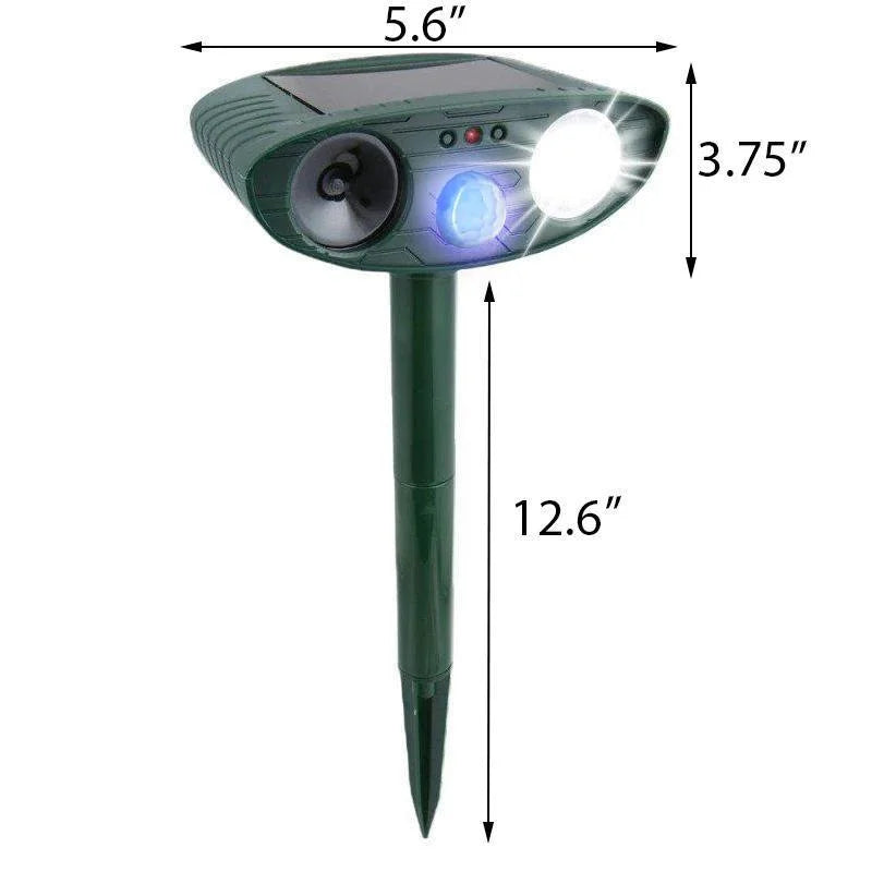 Vexon Solar-Powered Ultrasonic Deer Repeller for Gardens