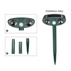 Vexon Solar-Powered Ultrasonic Deer Repeller for Gardens