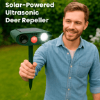 Vexon Solar-Powered Ultrasonic Deer Repeller for Gardens