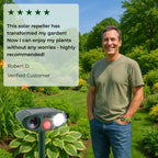 Vexon Solar-Powered Ultrasonic Deer Repeller for Gardens
