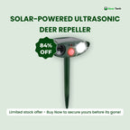 Vexon Solar-Powered Ultrasonic Deer Repeller for Gardens