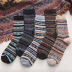 Nordic Winter Socks | Scandinavian Pattern Wool Blend VexonGear