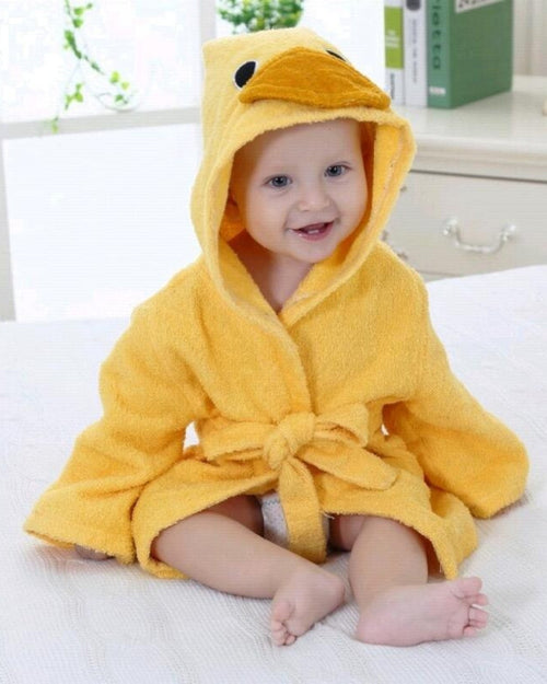 Baby Duck Bathrobe | Hooded Cotton Terry Cloth VexonGear