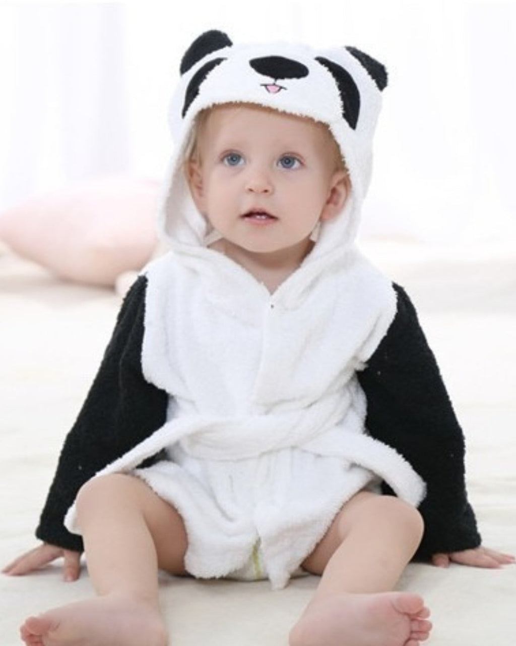 Kids Panda Bath Robe | Soft Cotton Hooded Design VexonGear