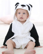 Kids Panda Bath Robe | Soft Cotton Hooded Design VexonGear