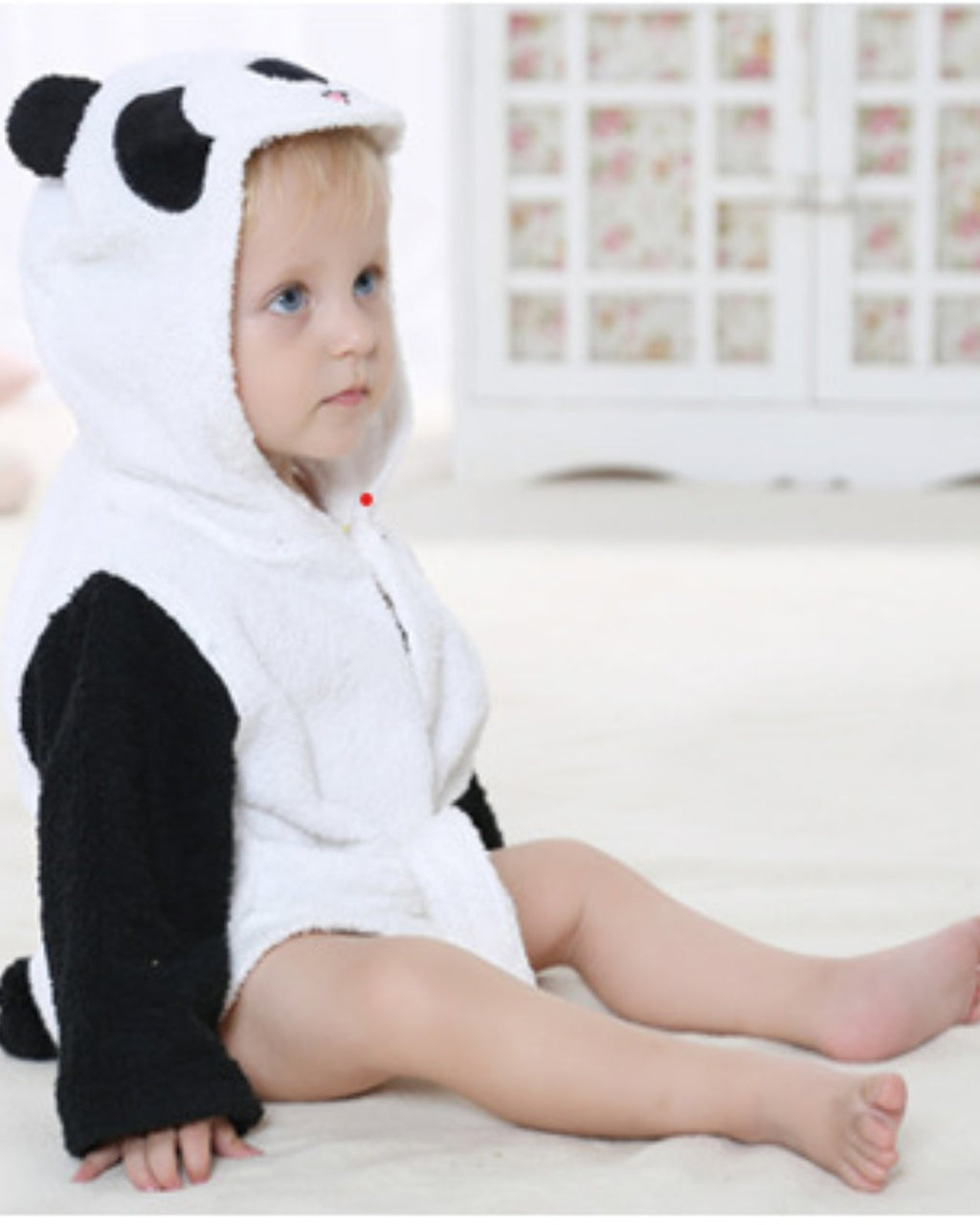 Kids Panda Bath Robe | Soft Cotton Hooded Design VexonGear