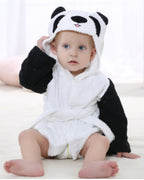 Kids Panda Bath Robe | Soft Cotton Hooded Design VexonGear