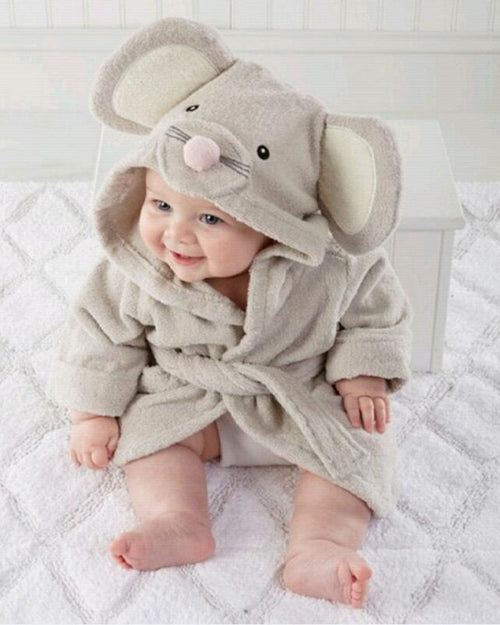 Baby Mouse Bathrobe | Soft Cotton Hooded Design VexonGear