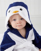 Baby Penguin Bathrobe | Navy Blue Cotton Terry VexonGear