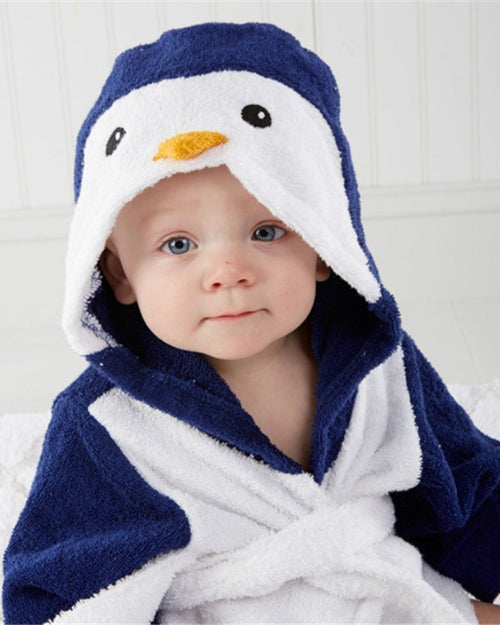 Baby Penguin Bathrobe | Navy Blue Cotton Terry VexonGear