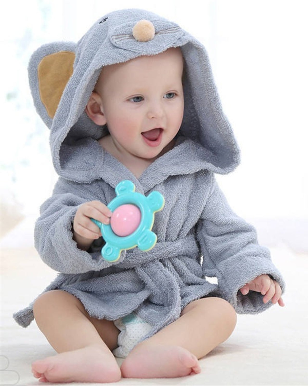Baby Mouse Bathrobe | Soft Cotton Terry Hooded Design VexonGear