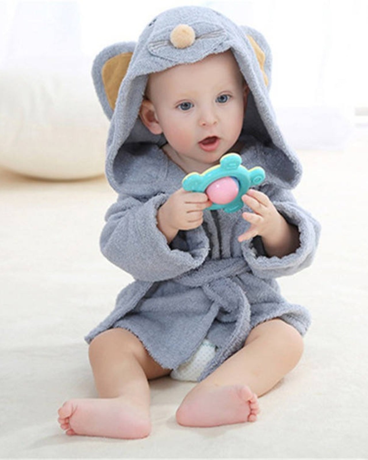 Baby Mouse Bathrobe | Soft Cotton Terry Hooded Design VexonGear
