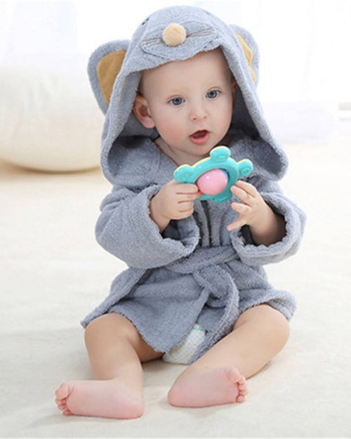 Baby Mouse Bathrobe | Soft Cotton Terry Hooded Design VexonGear