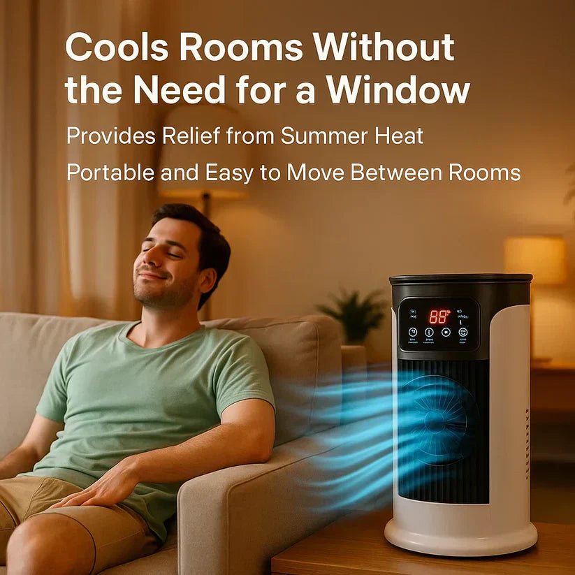 Vexon Portable Room Air Conditioner, Energy Efficient & Windowless
