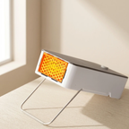 Electric Hand Warmer Portable Ceramic Heater ABS Body Adjustable Metal Stand