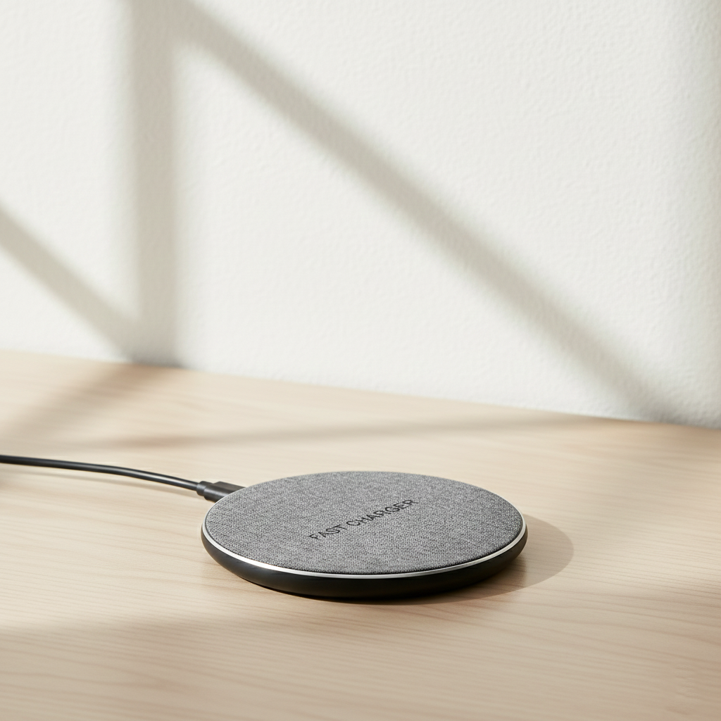 40W Dual Device Wireless Charger Station with LED Display – Fast Charging, Compact Design
