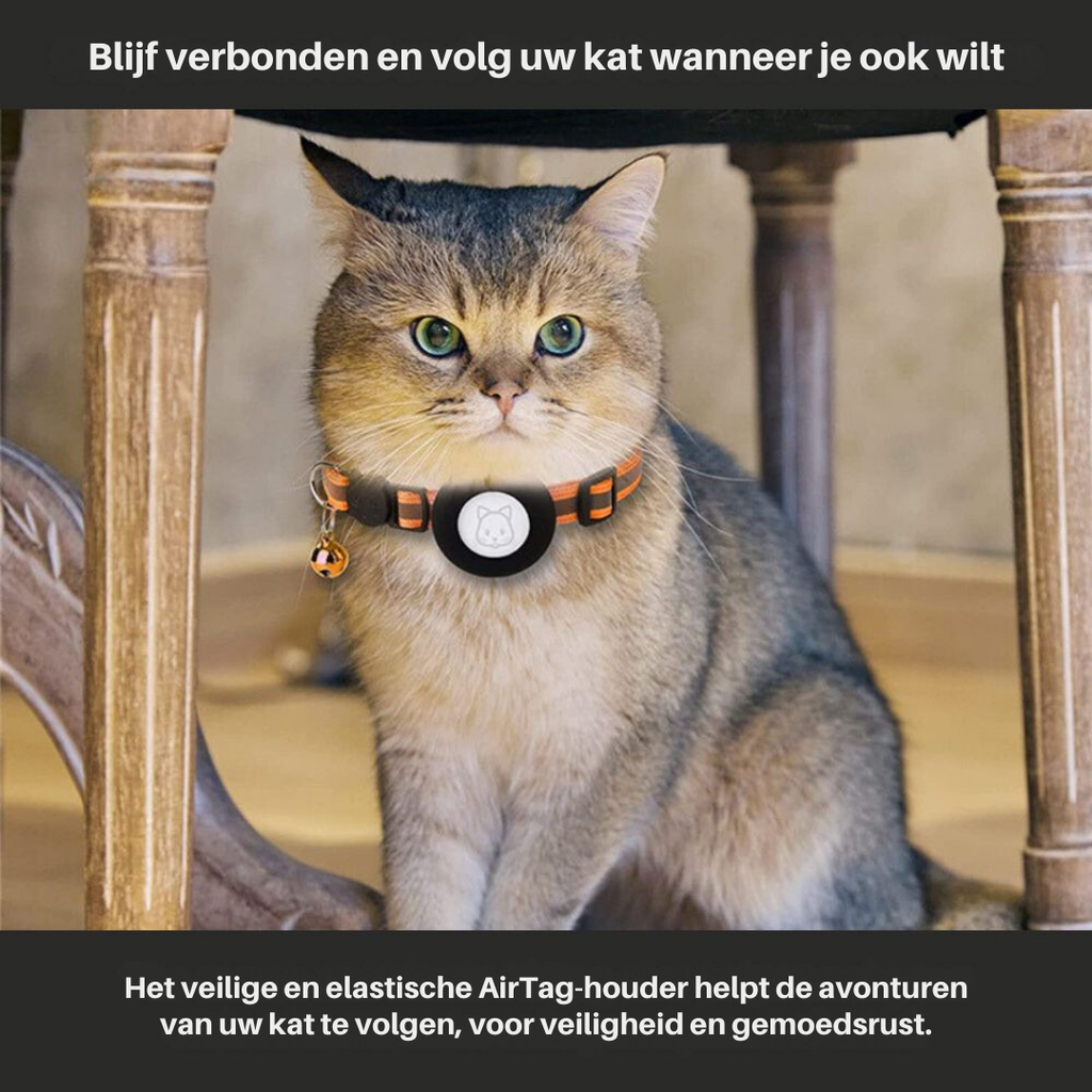 Vexon Cat GPS Tracker Collar with Reflective Design
