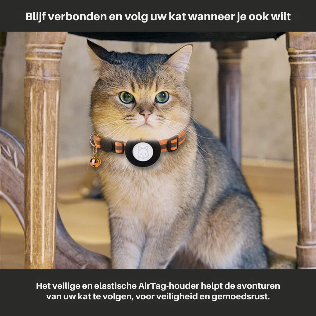Vexon Cat GPS Tracker Collar with Reflective Design