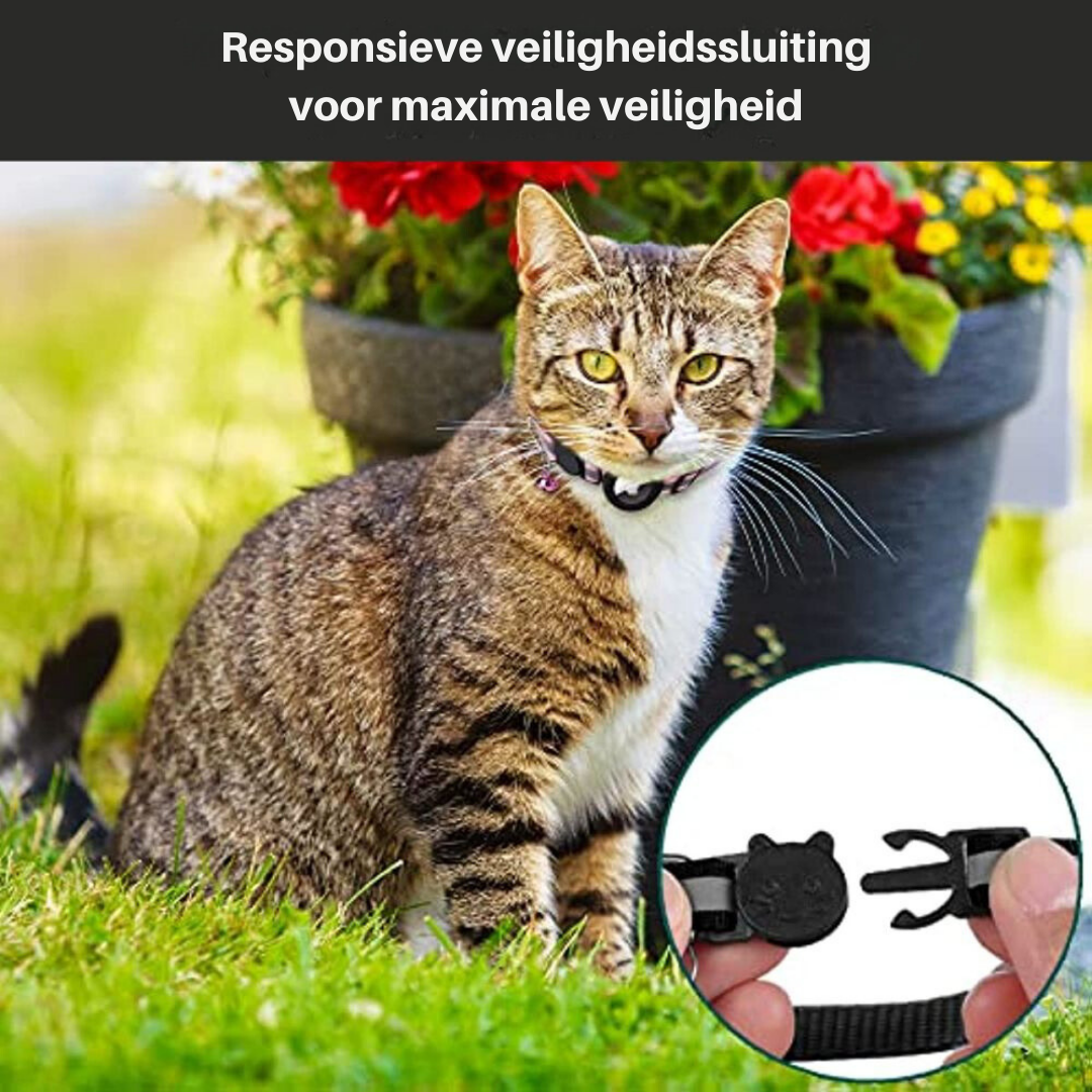 Vexon Cat GPS Tracker Collar with Reflective Design