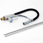 Modern Pull-Down Kitchen Faucet | Chrome Gooseneck Design VexonGear