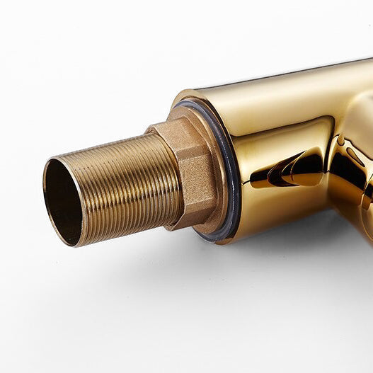 Modern Kitchen Faucet | Gold Pull-Down Spray Head VexonGear