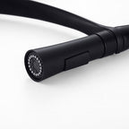 Modern Kitchen Faucet | Matte Black Gooseneck Pull Down Sprayer VexonGear