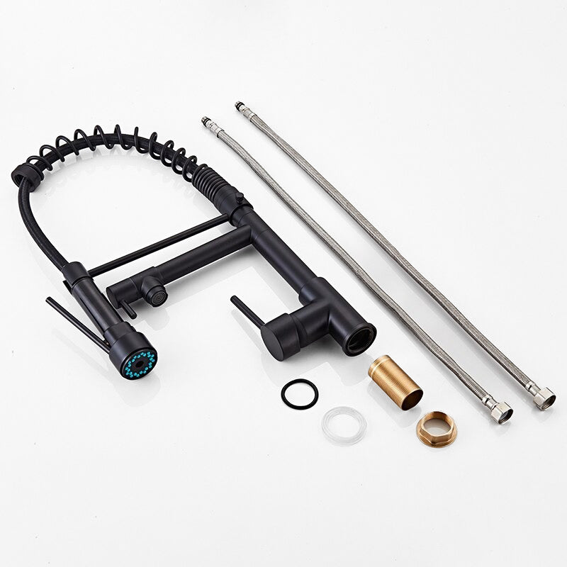 Modern Kitchen Faucet | Matte Black Pull-Down Sprayer VexonGear