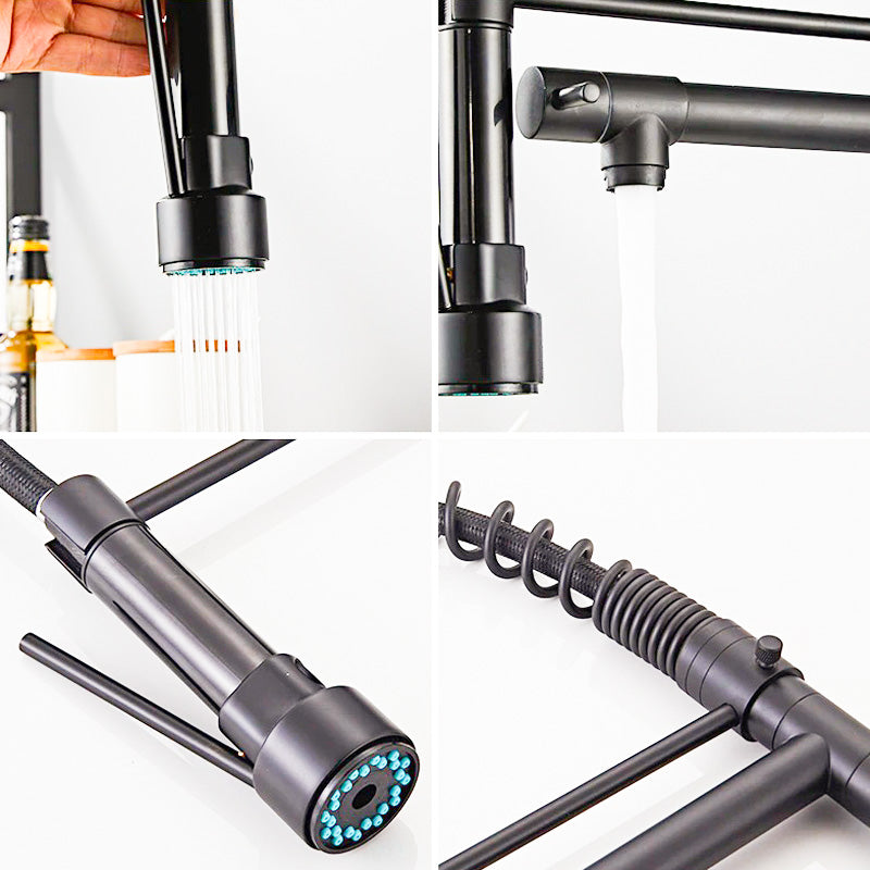 Modern Kitchen Faucet | Matte Black Pull-Down Sprayer VexonGear
