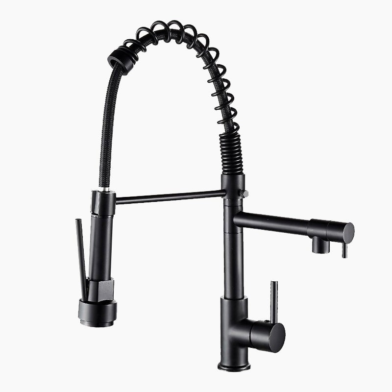 Modern Kitchen Faucet | Matte Black Pull-Down Sprayer VexonGear