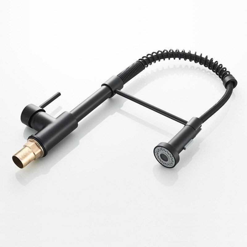 Professional Kitchen Faucet | Matte Black Pull-Down Sprayer VexonGear