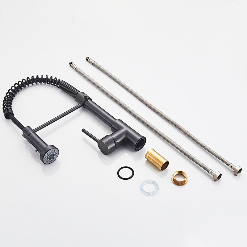 Professional Kitchen Faucet | Matte Black Pull-Down Sprayer VexonGear
