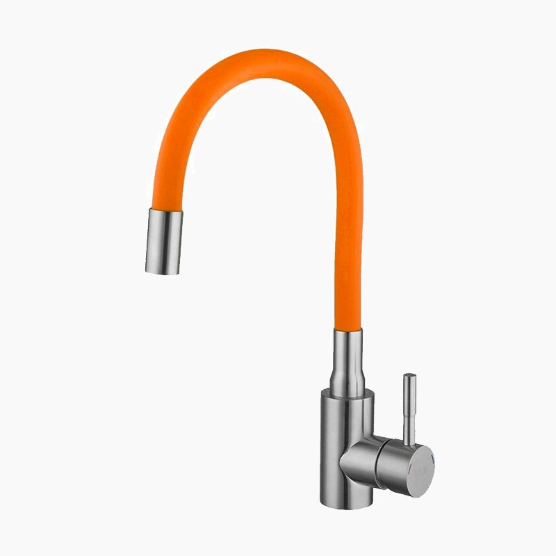 Modern Kitchen Faucet | Flexible Gooseneck Steel Design VexonGear