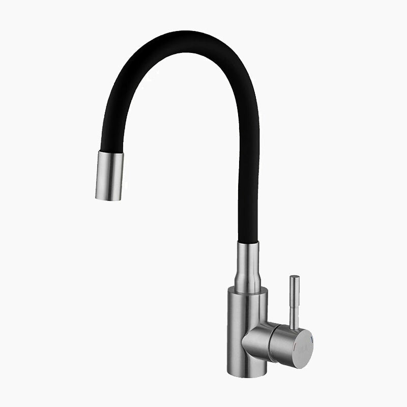 Modern Kitchen Faucet | Flexible Gooseneck Steel Design VexonGear
