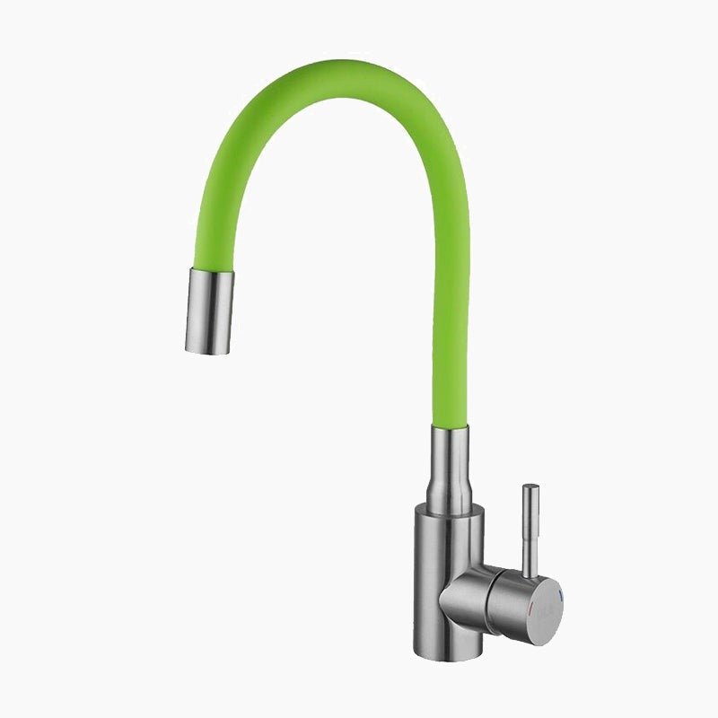 Modern Kitchen Faucet | Flexible Gooseneck Steel Design VexonGear