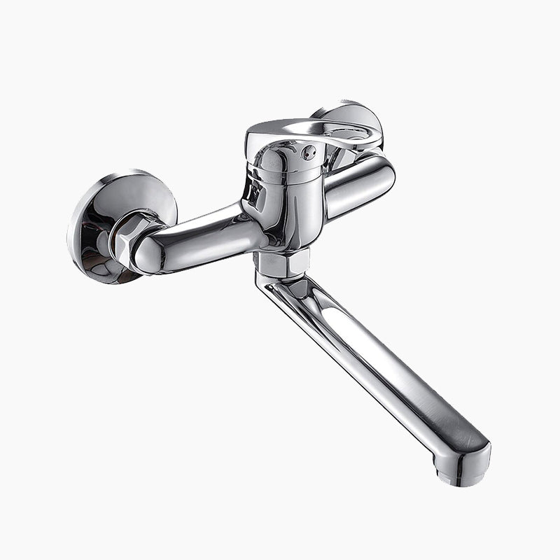 Wall Mounted Kitchen Faucet | Chrome Swivel Spout Design VexonGear