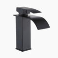 Modern Waterfall Basin Faucet | Matte Black Single Handle Design VexonGear