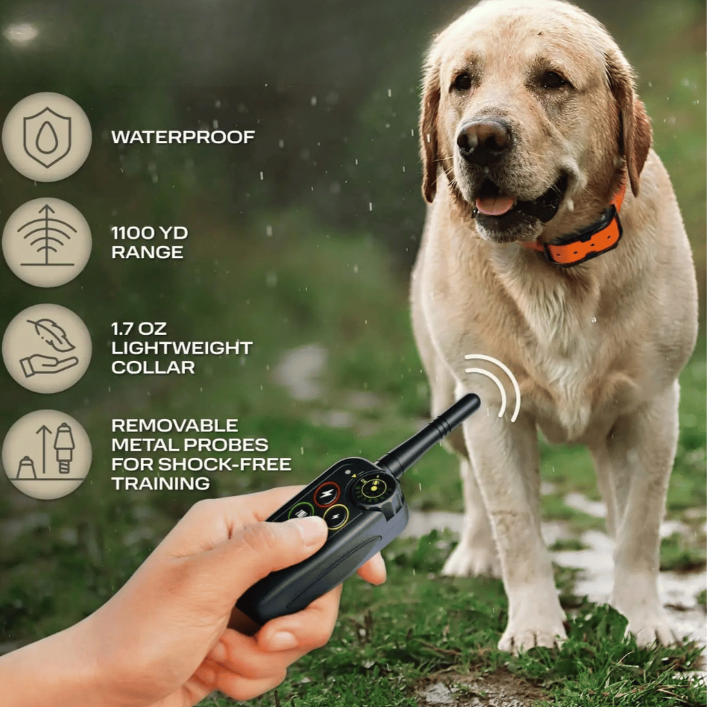 Vexon Long Range 1000m Waterproof Dog Training E-Collar & Remote