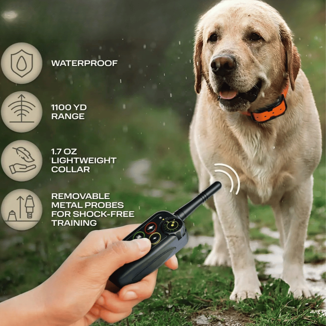 Vexon Long Range 1000m Waterproof Dog Training E-Collar & Remote