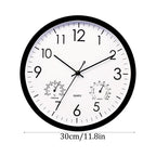 Vexon Weatherproof Outdoor Garden Clock with Temperature Gauge
