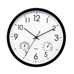 Vexon Weatherproof Outdoor Garden Clock with Temperature Gauge